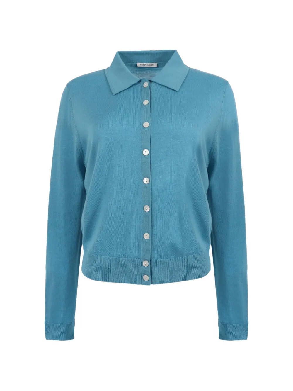 Sandy Liang Ley button-up cardigan - Blu