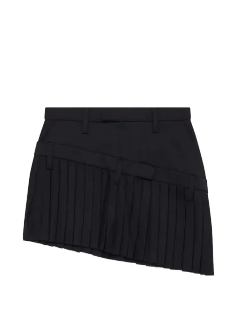 Torishéju minifalda asimétrica con pliegues