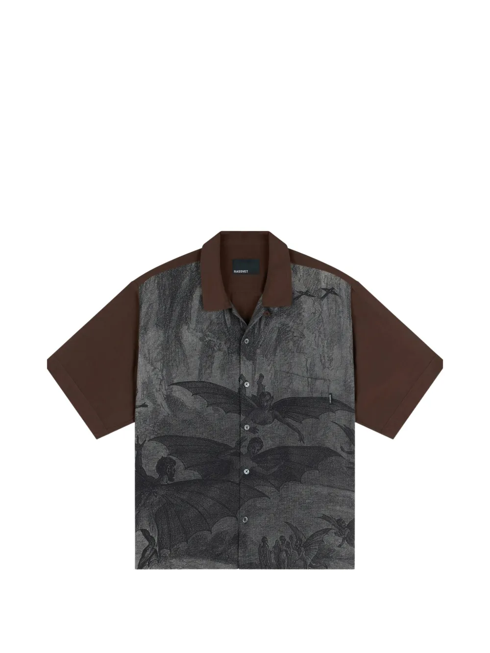Palace Gothic graphic-print shirt - Grigio