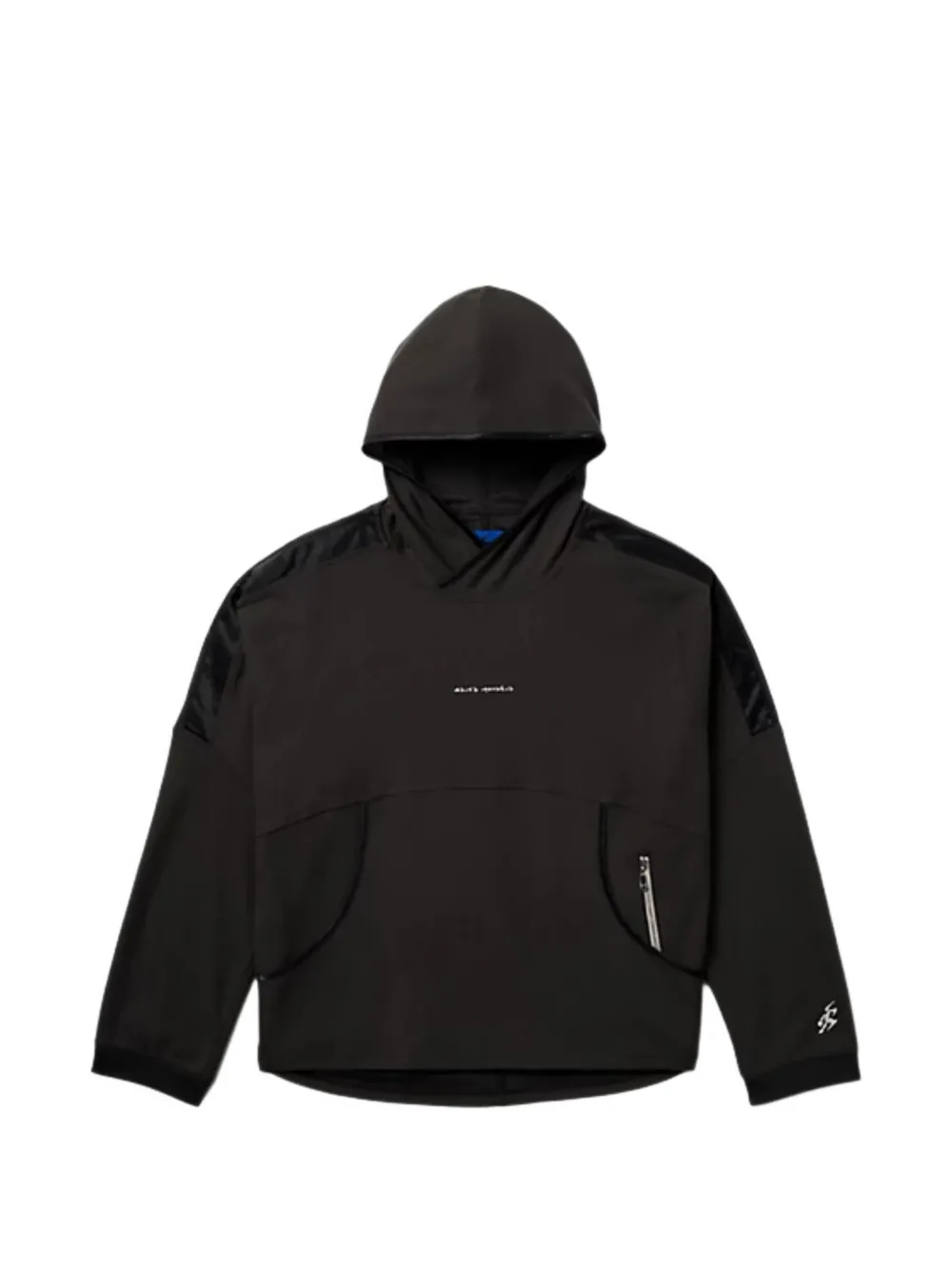 Asics Marjoram Logo-print Hoodie In Black
