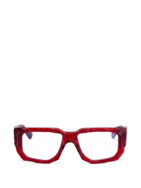 Kuboraum K61 geometric-frame glasses