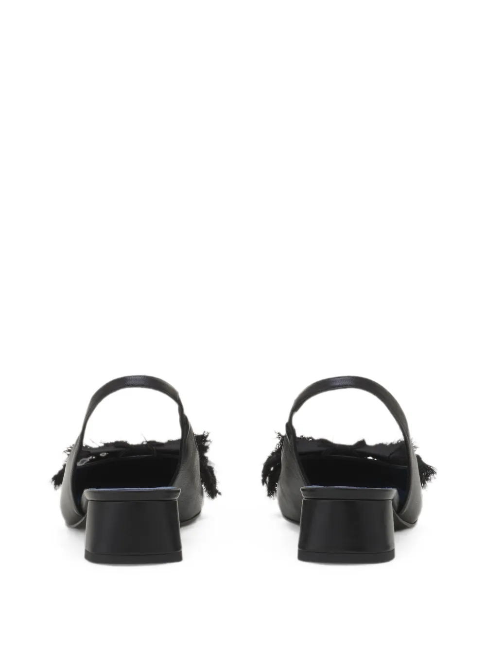 Lanvin Slingback pumps met strikdetail Zwart