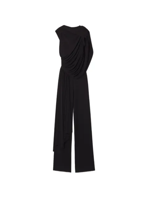 Lanvin draped jumpsuit in crepe jersey