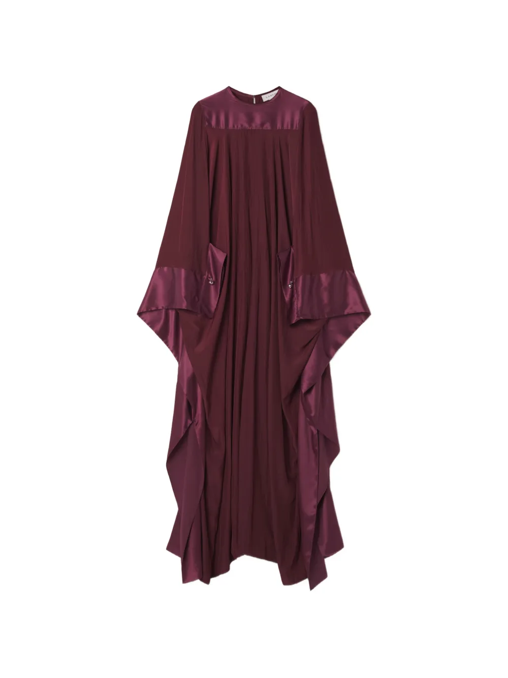 Lanvin full-length charmeuse dress - Rot