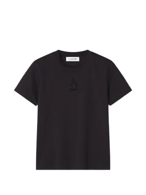Lanvin Mother and Daughter embroidered jersey T-shirt