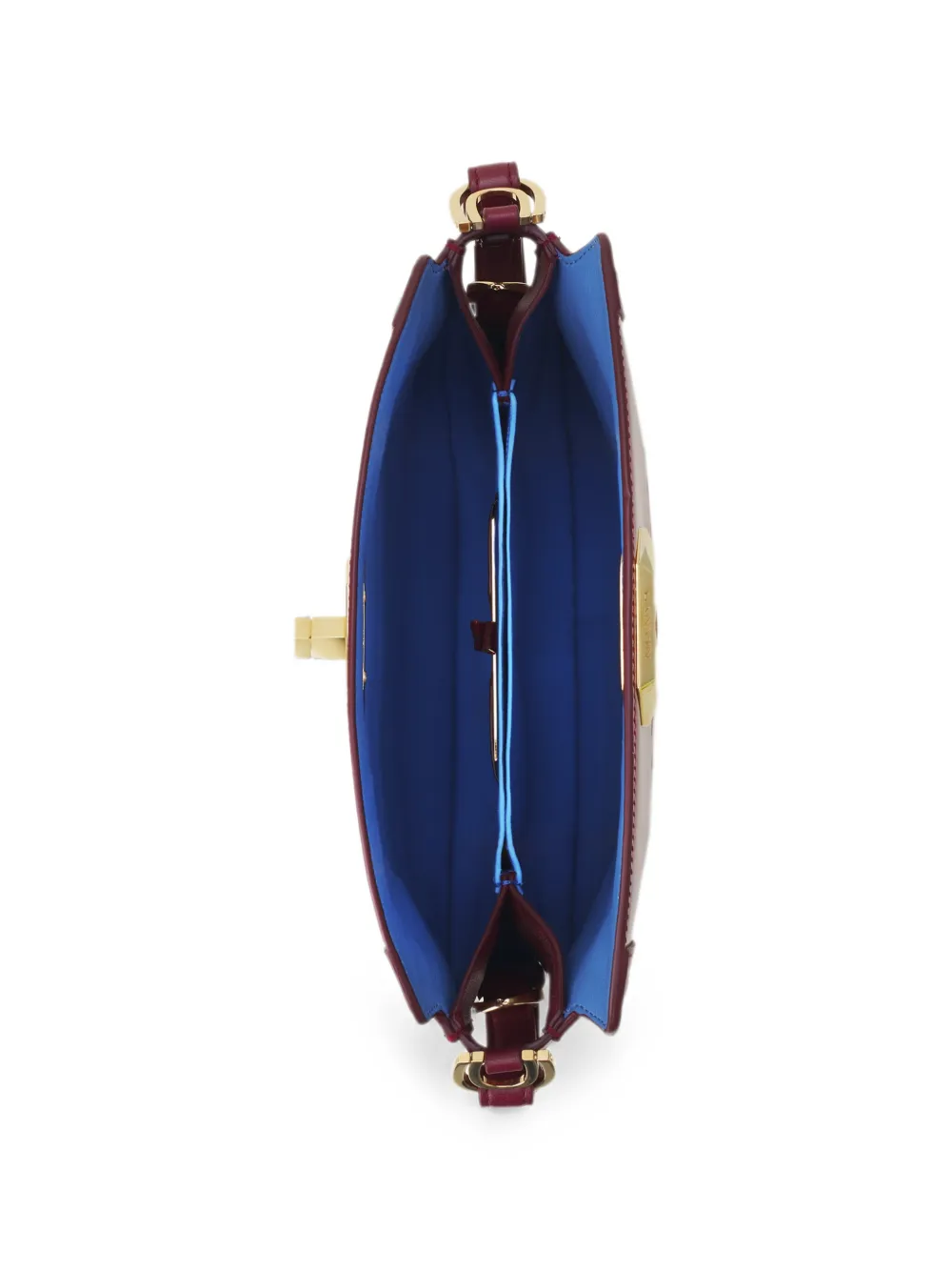 Lanvin Lakleren schoudertas Rood