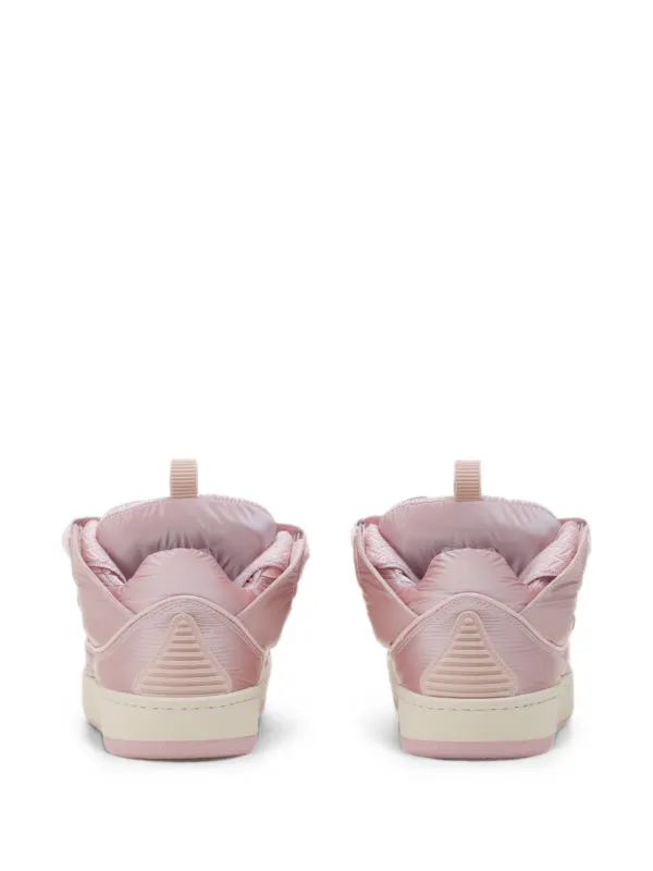 Lanvin Curb Sneakers In Nylon | Pink | FARFETCH