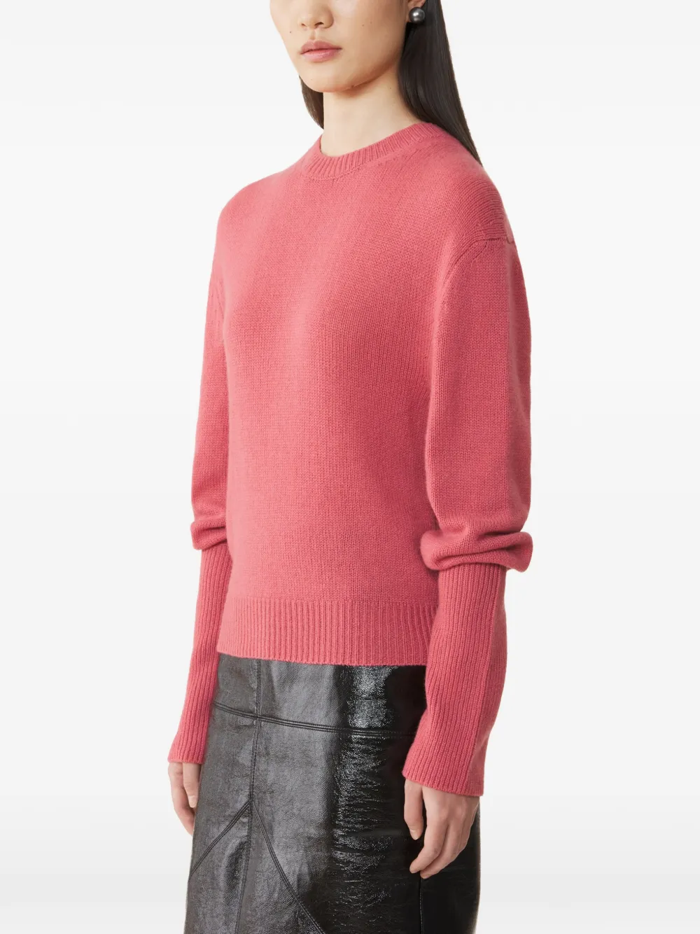 Lanvin Kasjmier trui met grosgrain detail Roze