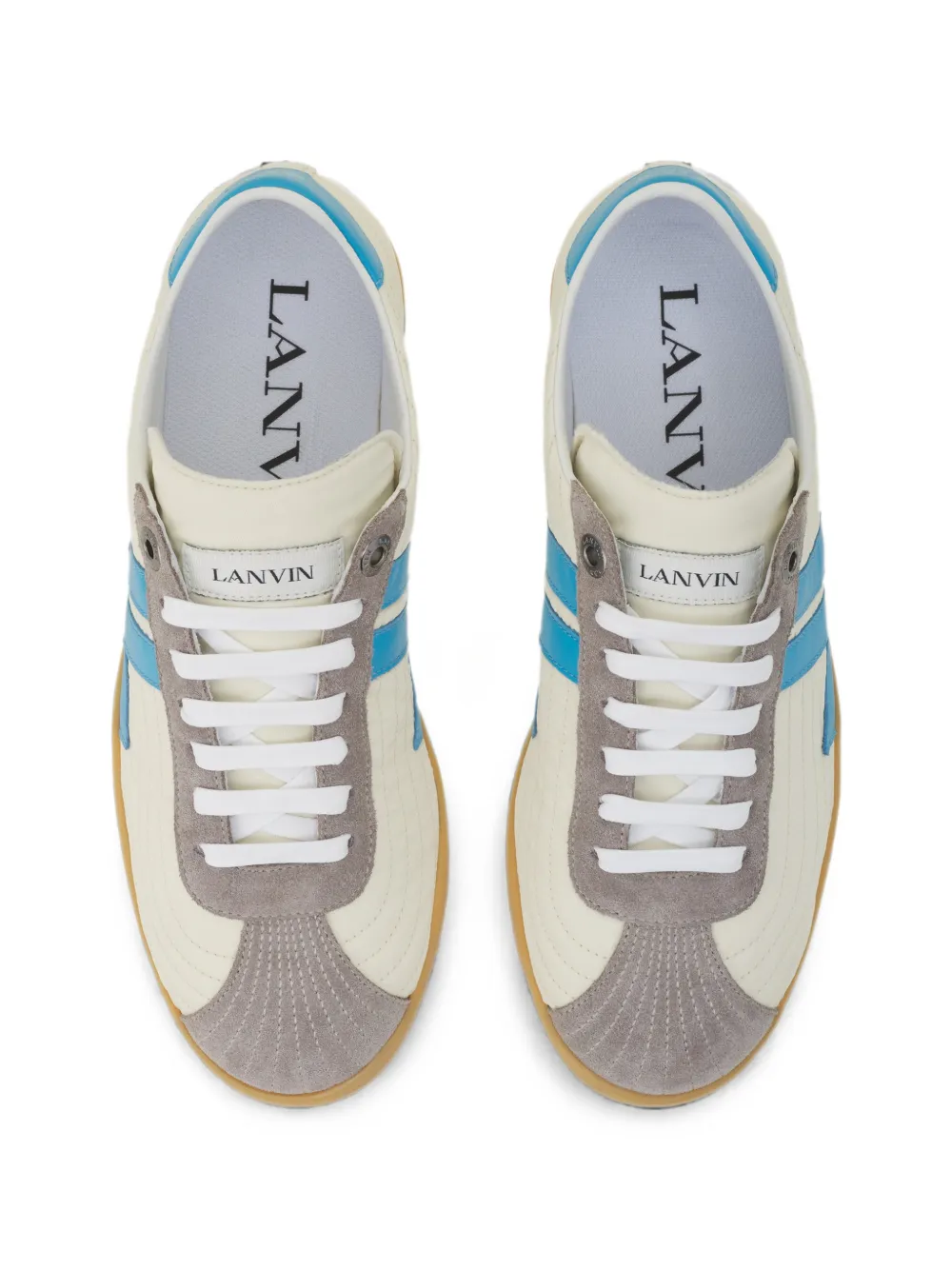 Lanvin Glen 2.0 nylon sneakers Beige