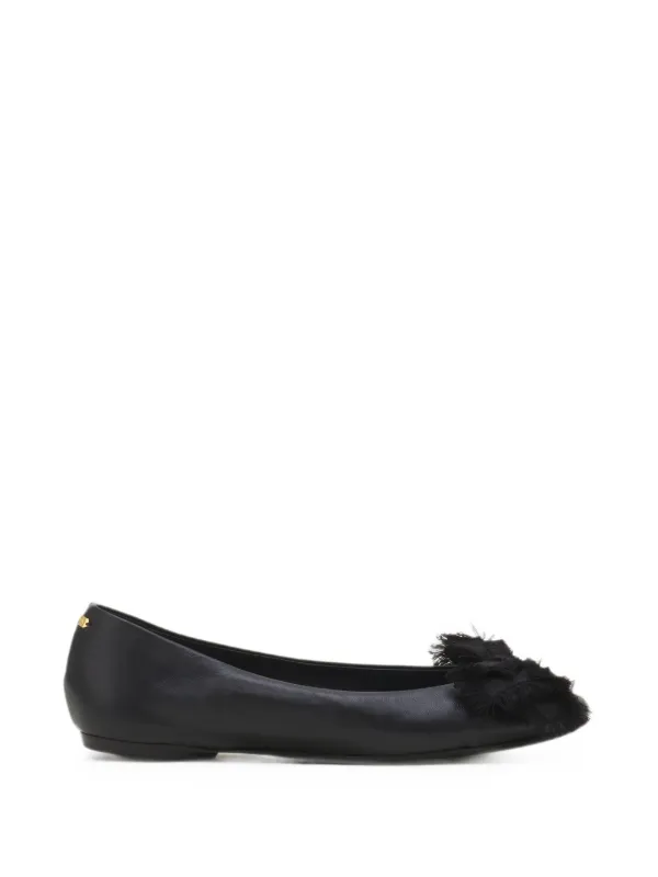 Lanvin The Bow Ballerina Flats in Black