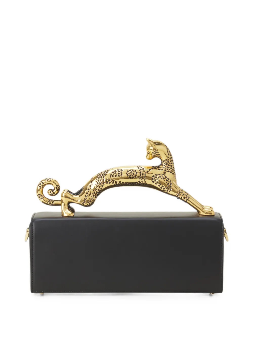 Lanvin Pencil Cat leren tas Zwart