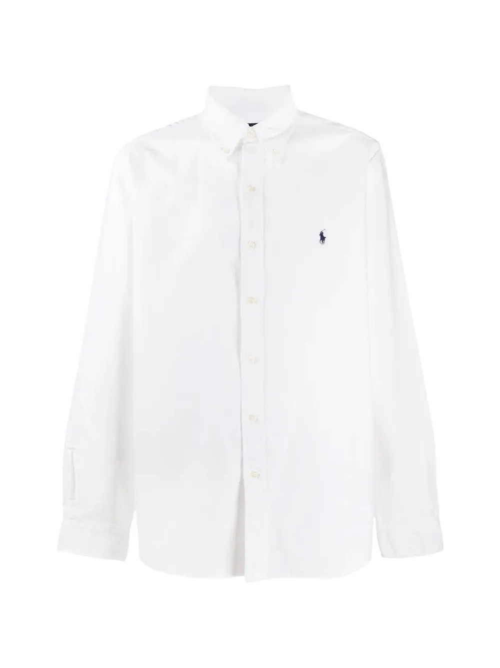 Polo Ralph Lauren embroidered-logo button-down shirt - Weiß