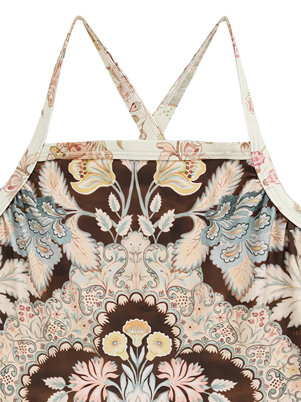 ZIMMERMANN Kids Badpak met bloemenprint Bruin