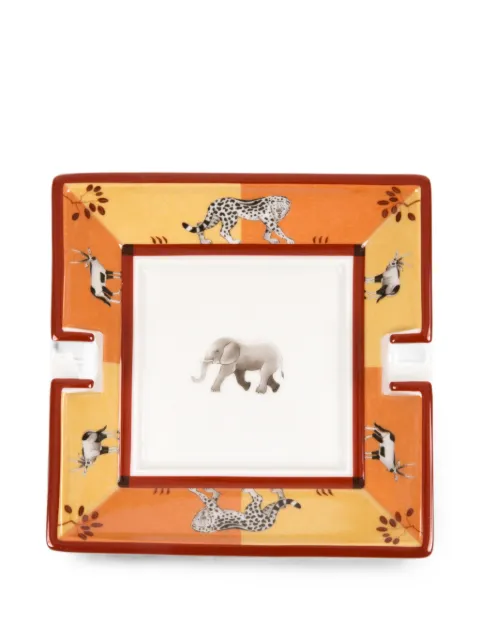 Hermès Pre-Owned 2000s African square ashtrays