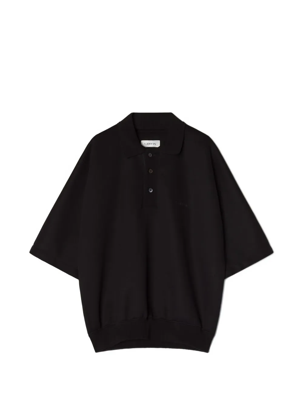 Lanvin short-sleeve polo shirt - Schwarz