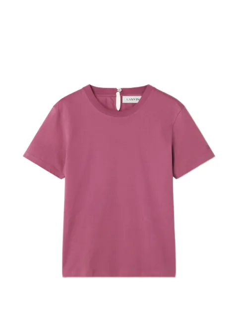 Lanvin 缎带细节棉T恤