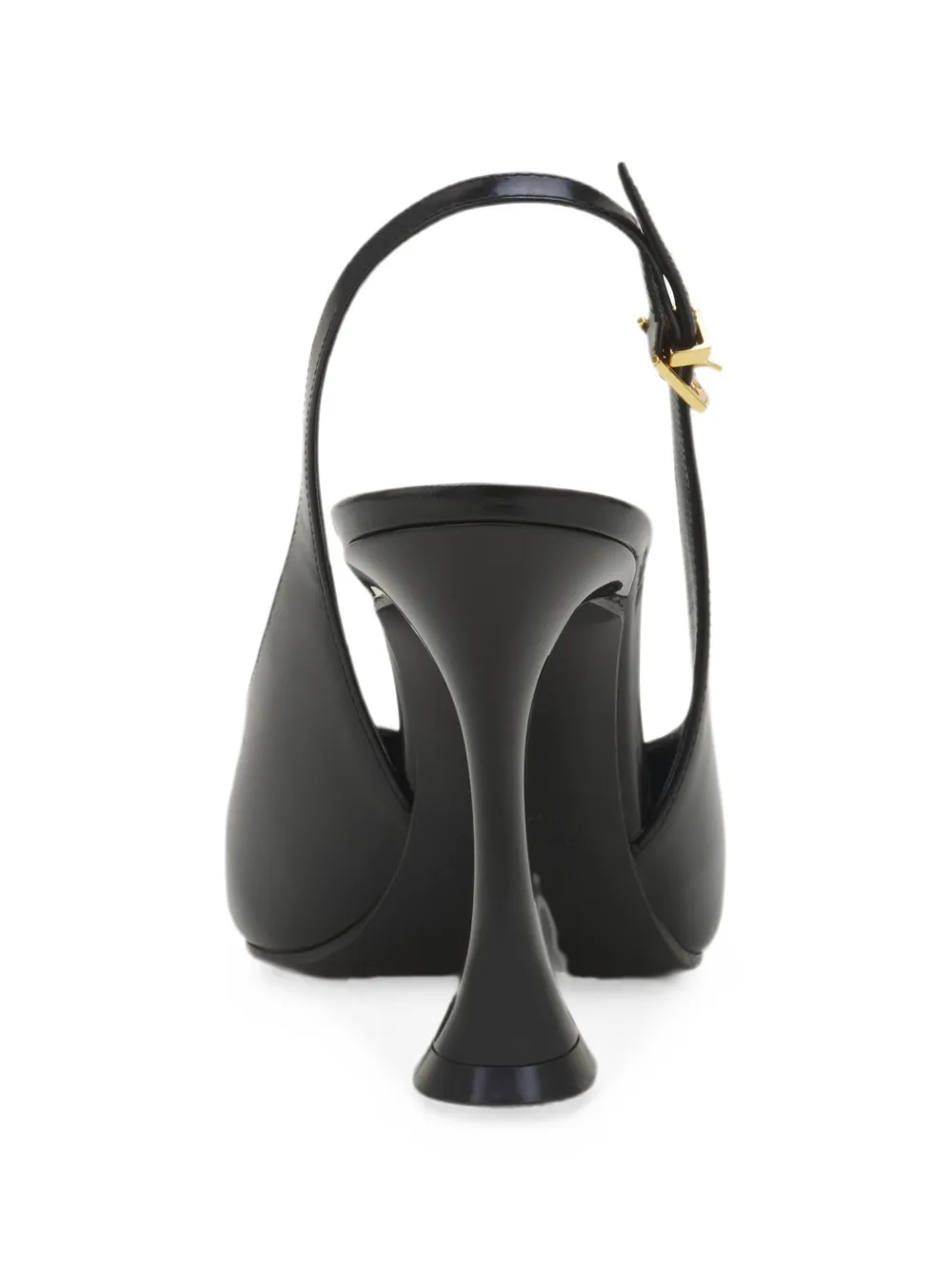 Lanvin Serenade leren slingback pumps Zwart