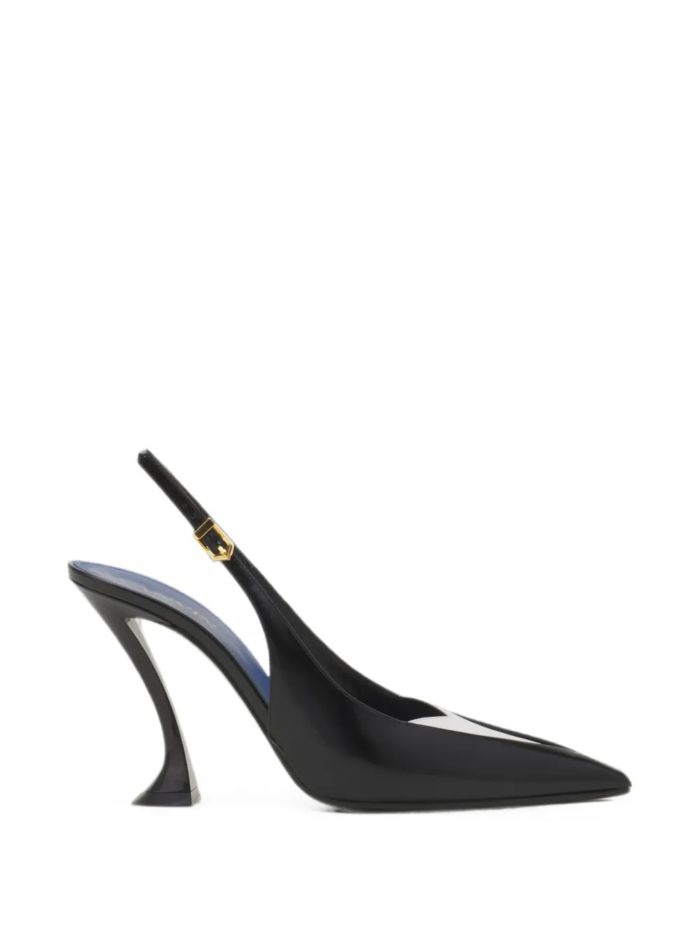 Lanvin Serenade leren slingback pumps Zwart