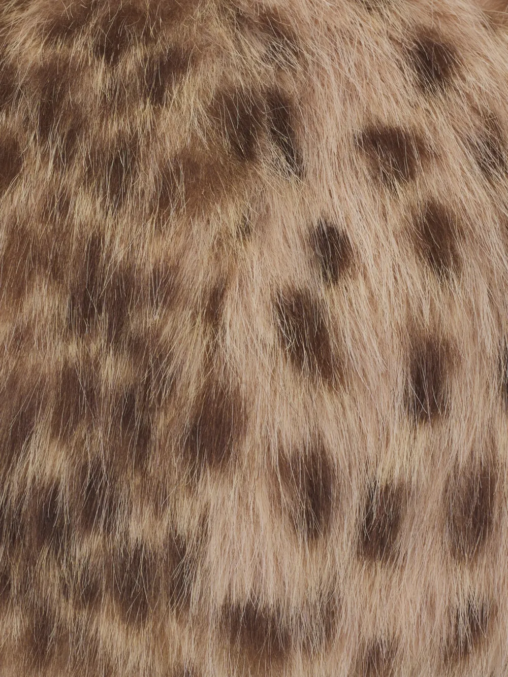 Lanvin Hoed van imitatiebont Beige