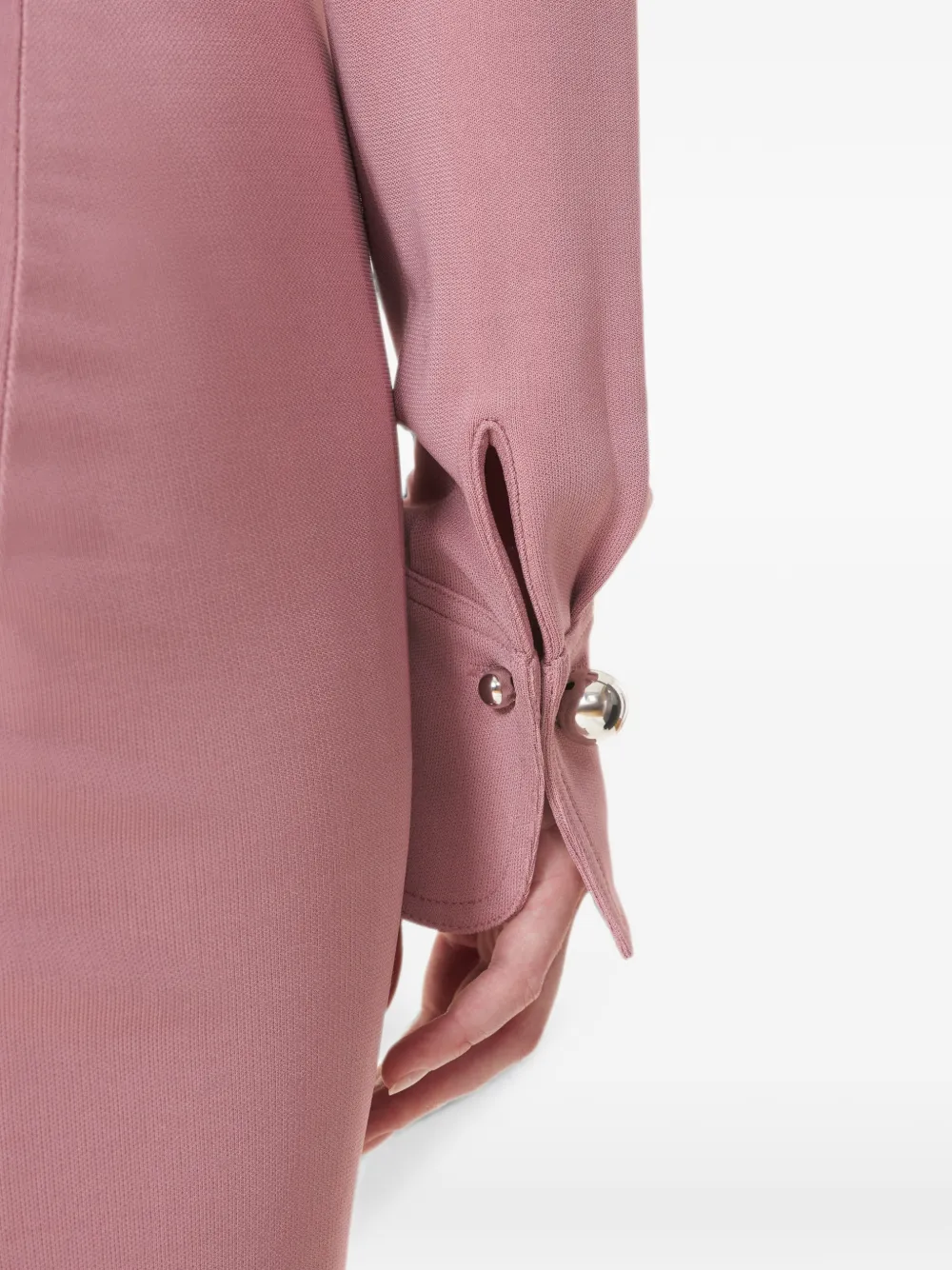 Lanvin London gedrapeerde jurk van crêpe jersey Roze