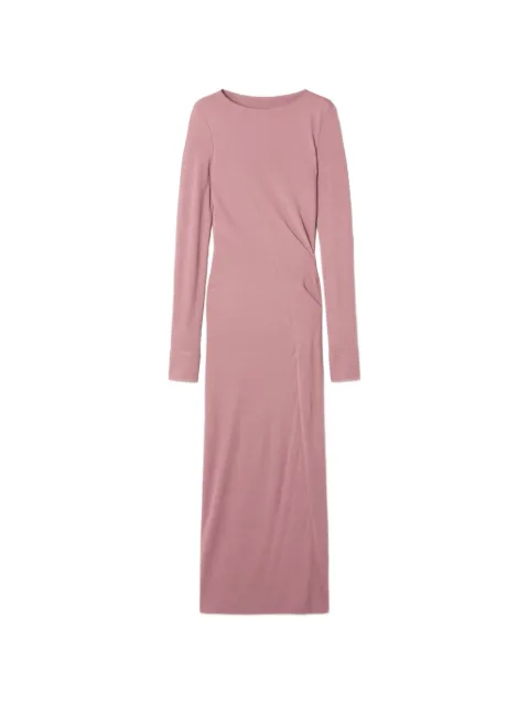 Lanvin lond draped dress in crepe jersey
