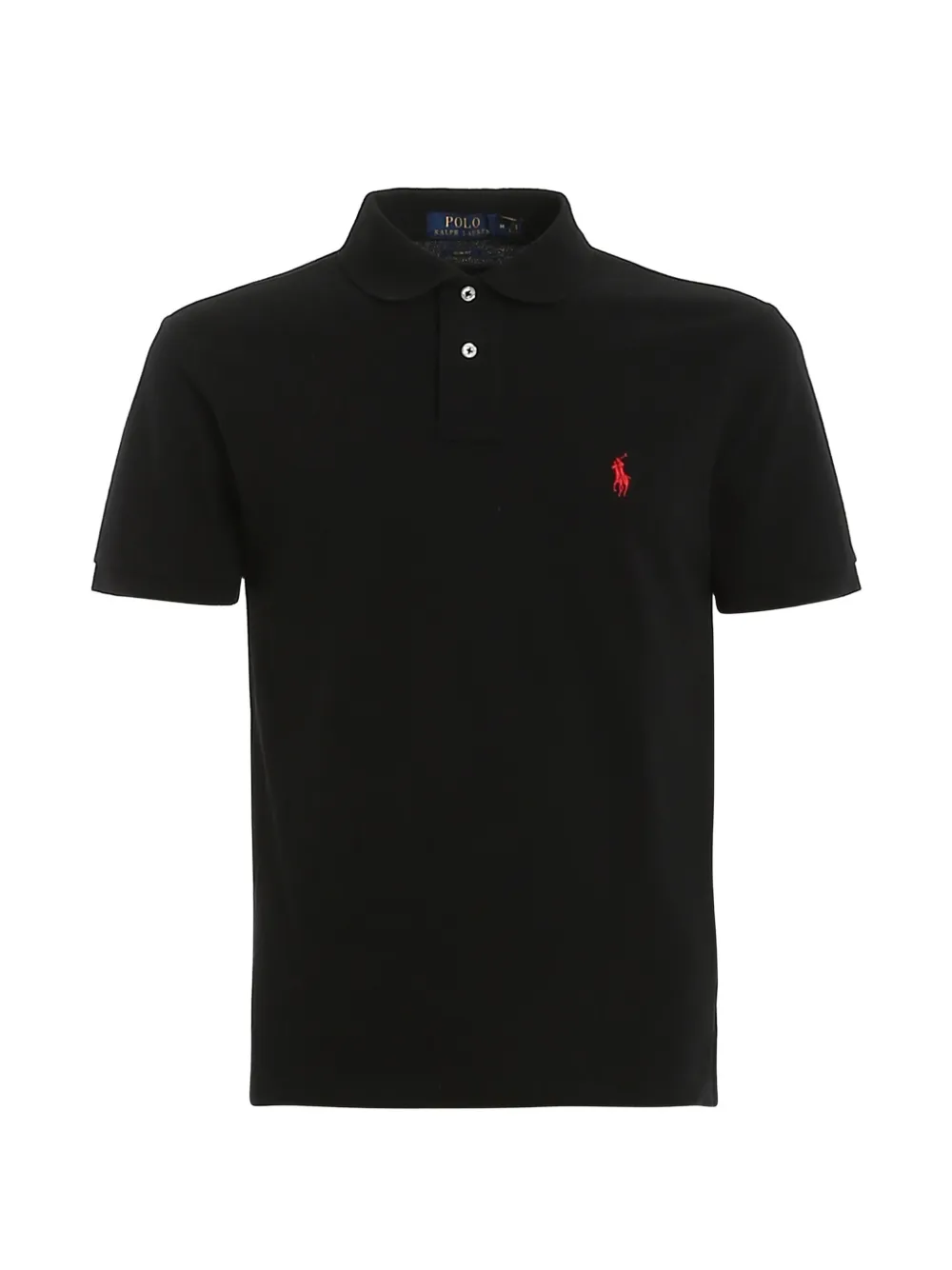 Polo Ralph Lauren logo-embroidered slim-fit polo shirt - Nero