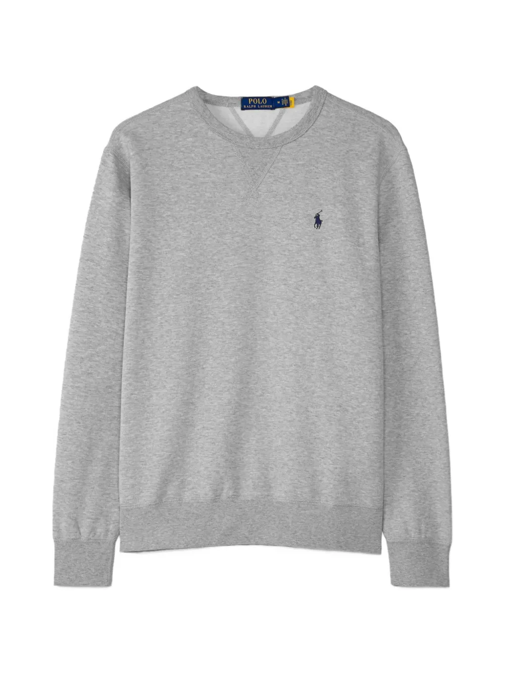 Polo Ralph Lauren logo-embroidered crew-neck sweatshirt - Grigio