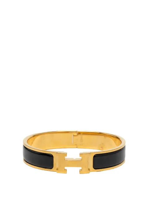 Hermès Pre-Owned 2000-2026 Narrow Enamel Clic H Bracelet PM costume bracelet