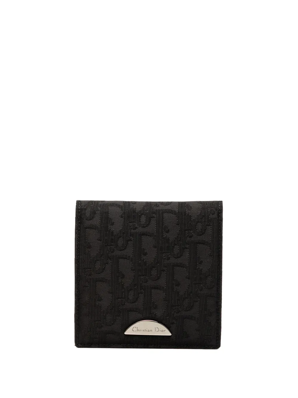 Christian Dior Pre-Owned 2001 Oblique Canvas Bifold Compact Wallet small wallets - Nero