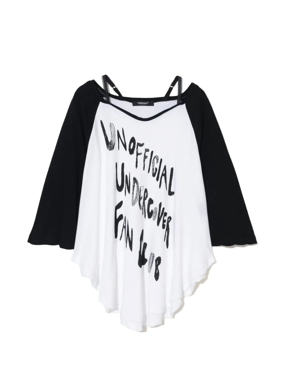 Undercover slogan-print raglan-sleeve T-shirt - Weiß