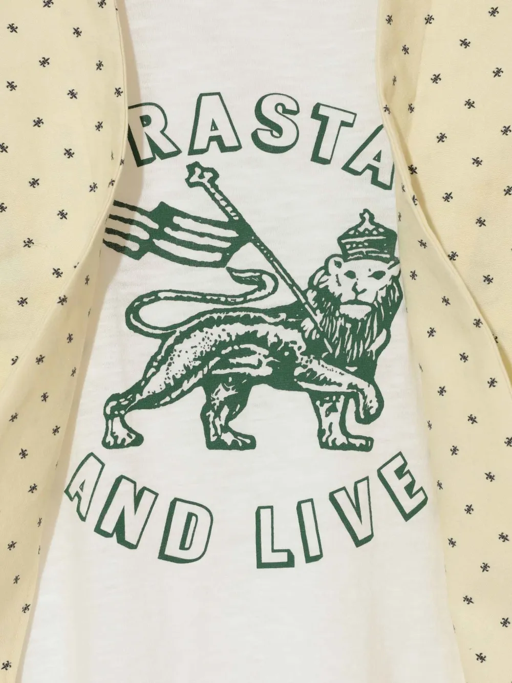 Undercover Gelaagd T-shirt met grafische print Wit