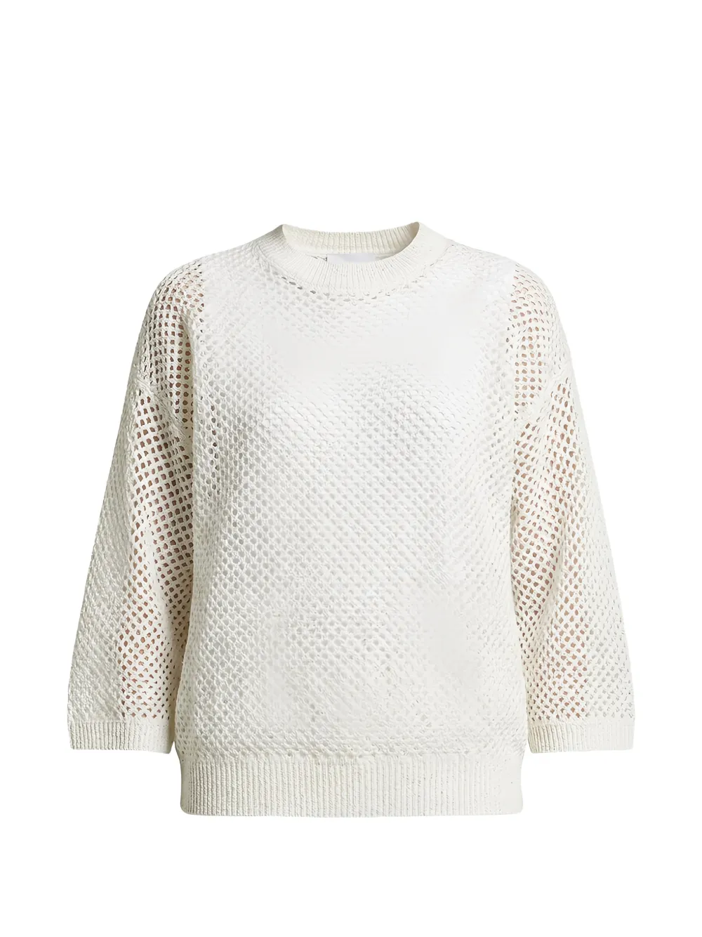 Peserico mesh-knit sweater - Nude