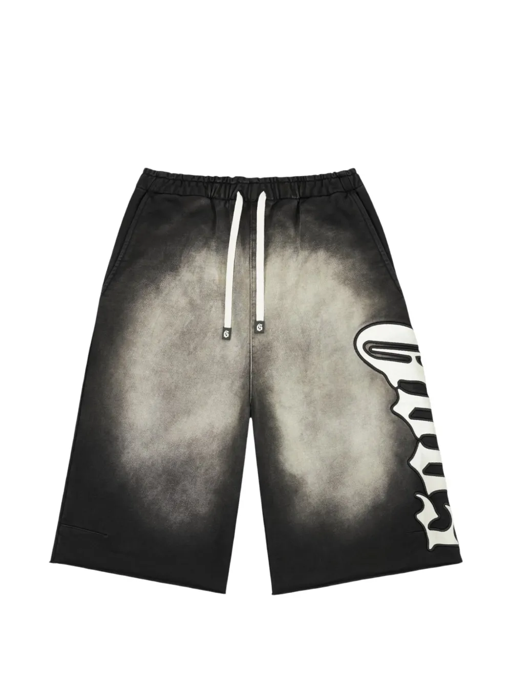 GODSPEED OG 3QTR logo-appliqué shorts - Nero