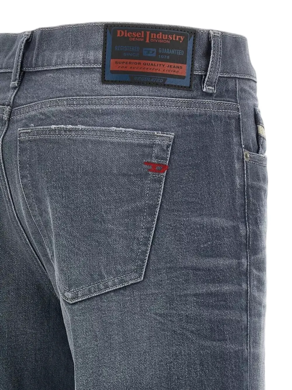 Diesel 1978 D-akemi katoenen broek Grijs