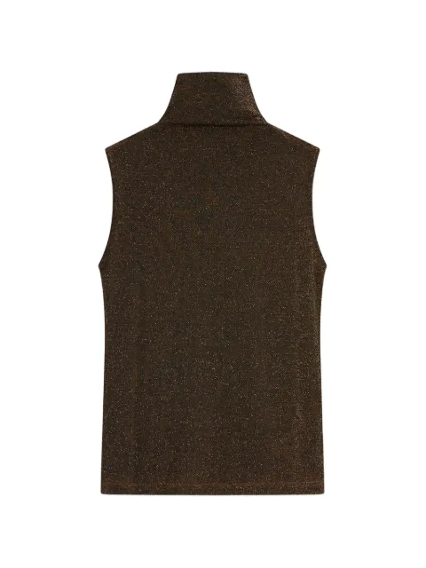 MOMONÌ Alfred sleeveless stretch-lurex top