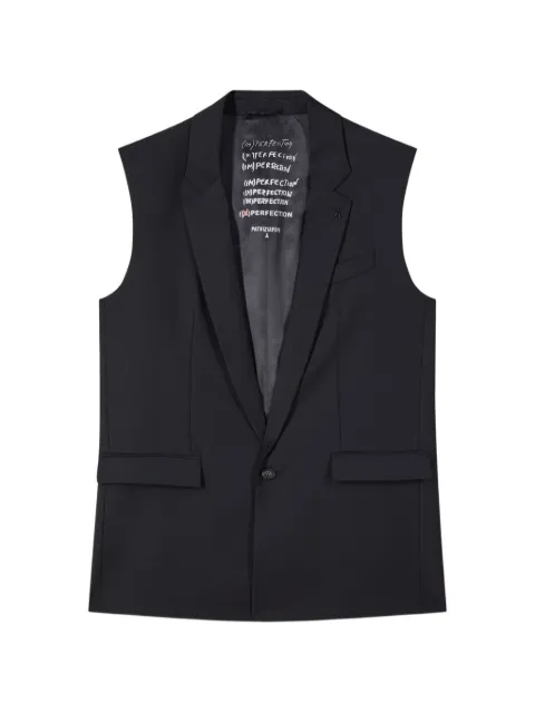 Patrizia Pepe tailored single-breasted gilet