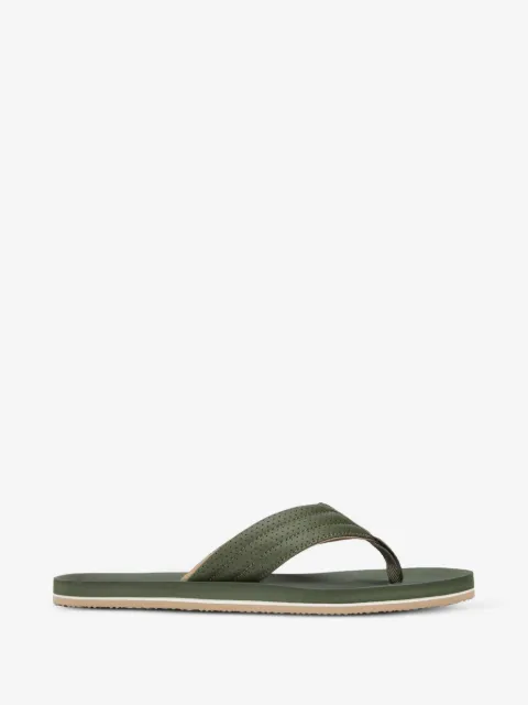 Tommy Hilfiger logo-patch flip flops