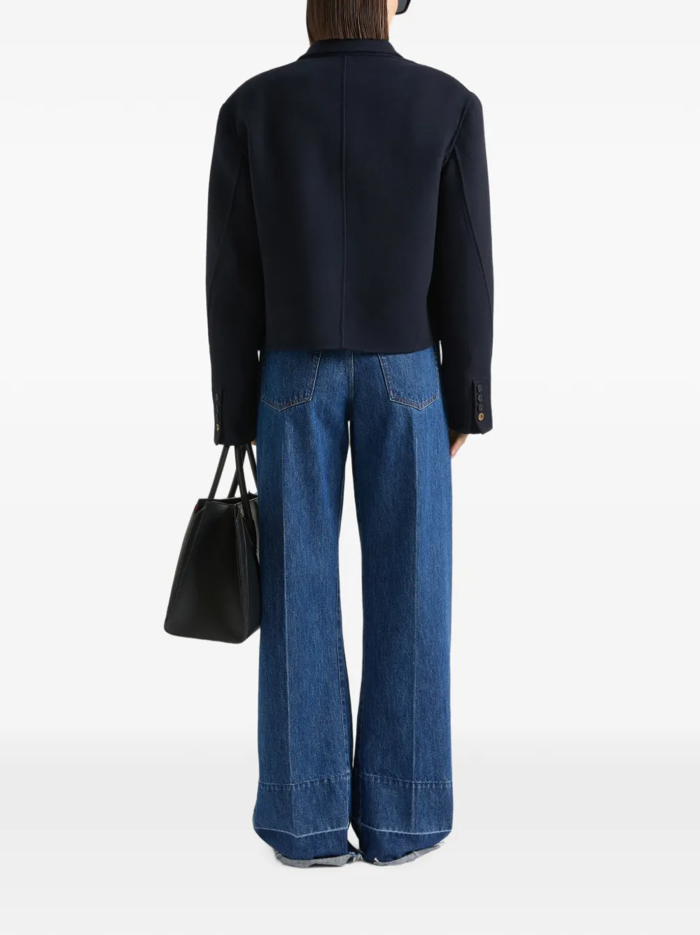 Givenchy Jeans met wijde pijpen Blauw