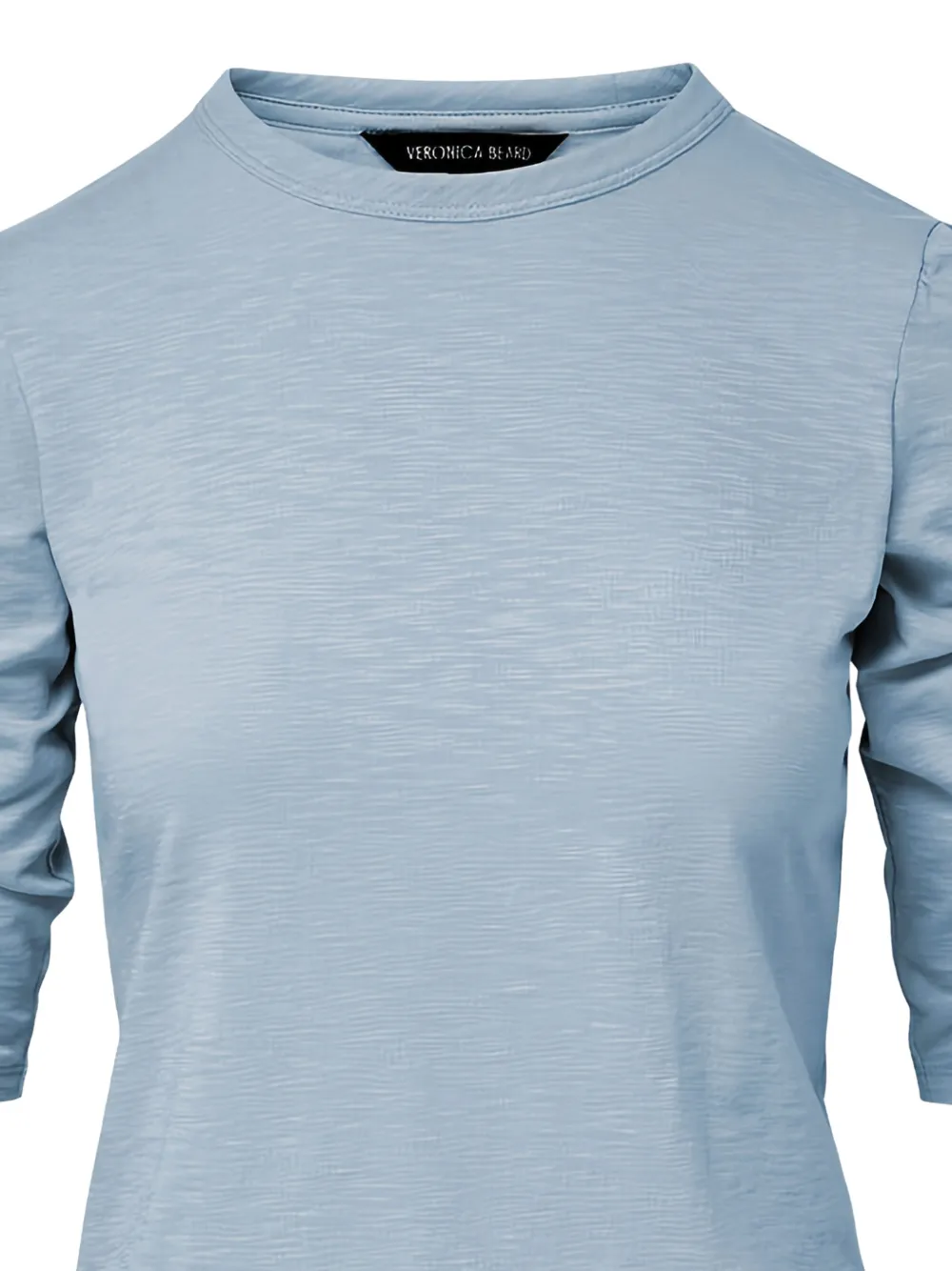 Veronica Beard Waldorf T-shirt met ruches Blauw