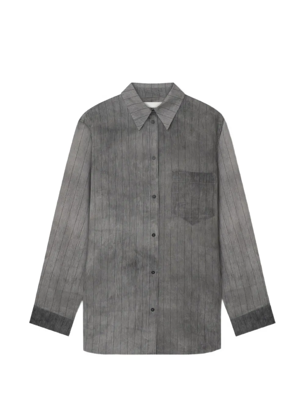 Nanushka Chaska pinstripe oversized shirt - Grigio