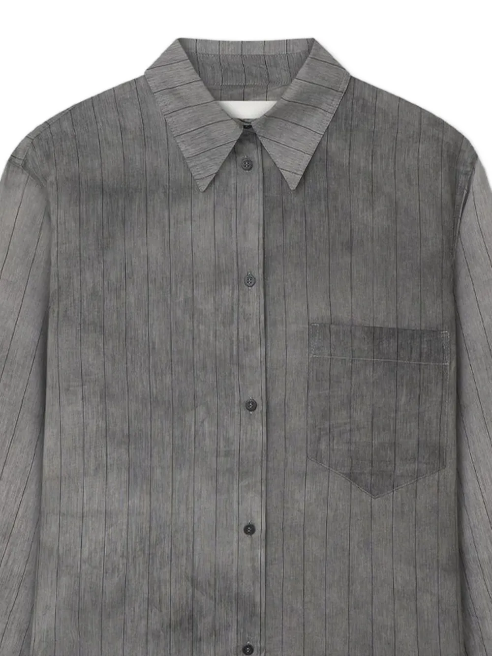 Nanushka Chaska oversized blouse met krijtstreep Grijs