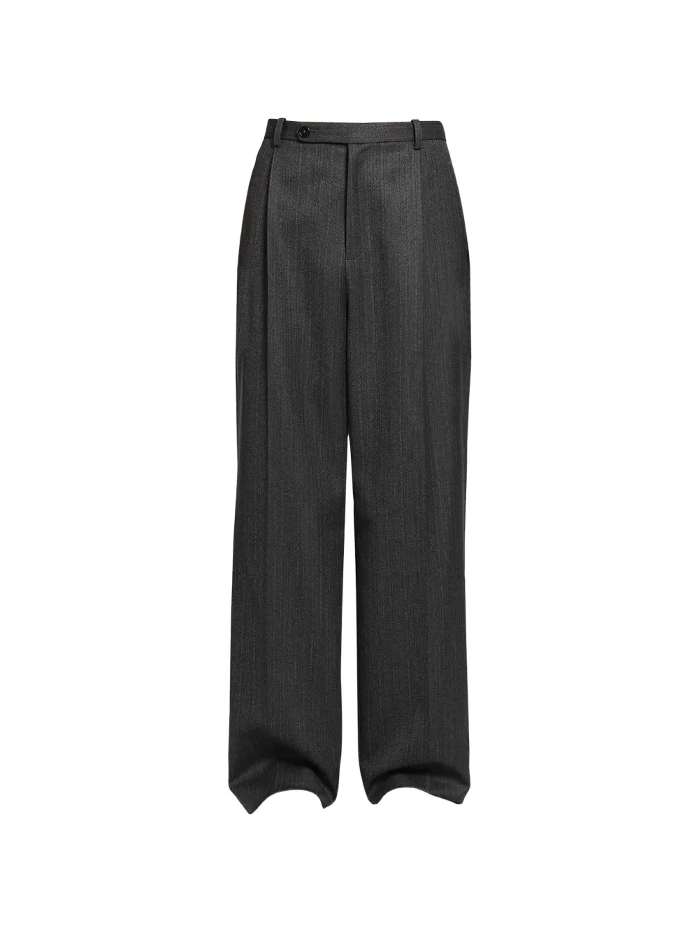 Jil Sander pinstripe pleated trousers - Grau
