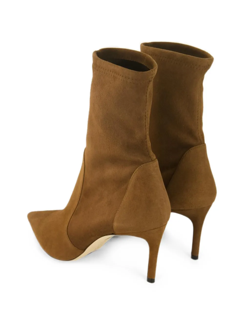 Stuart Weitzman Stuart Power Bootie 75 pointed-toe ankle boots Bruin
