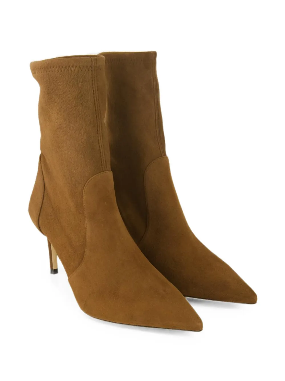 Stuart Weitzman Stuart Power Bootie 75 pointed-toe ankle boots Bruin