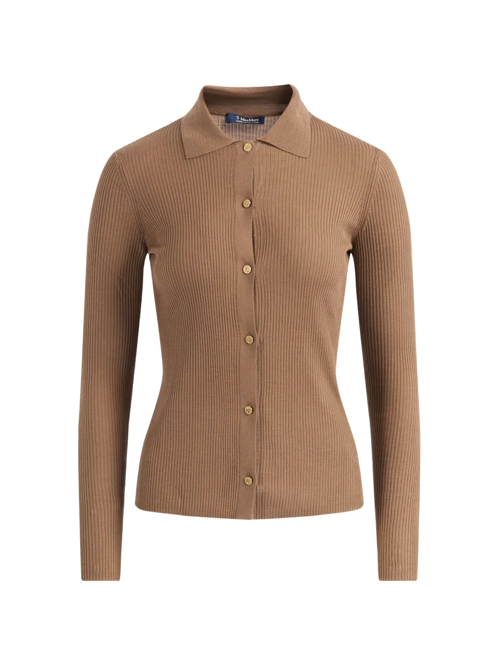 'S Max Mara polo-collar cardigan - Marrone