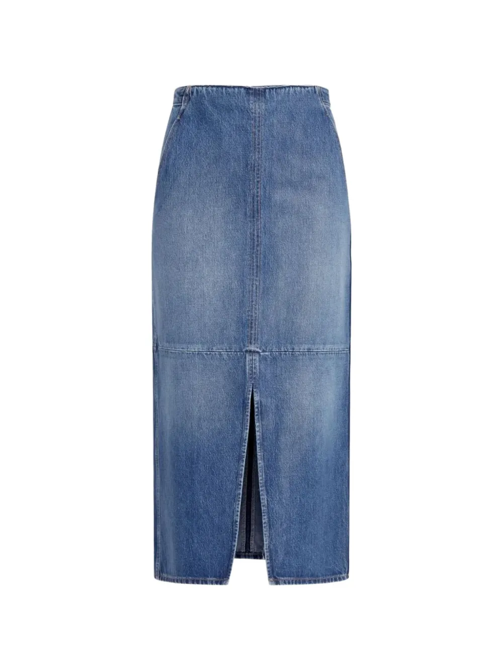 Tommy Hilfiger Falda midi skirt - Blu