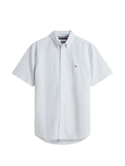 Tommy Hilfiger Heritage Oxford striped-pattern short-sleeved shirt