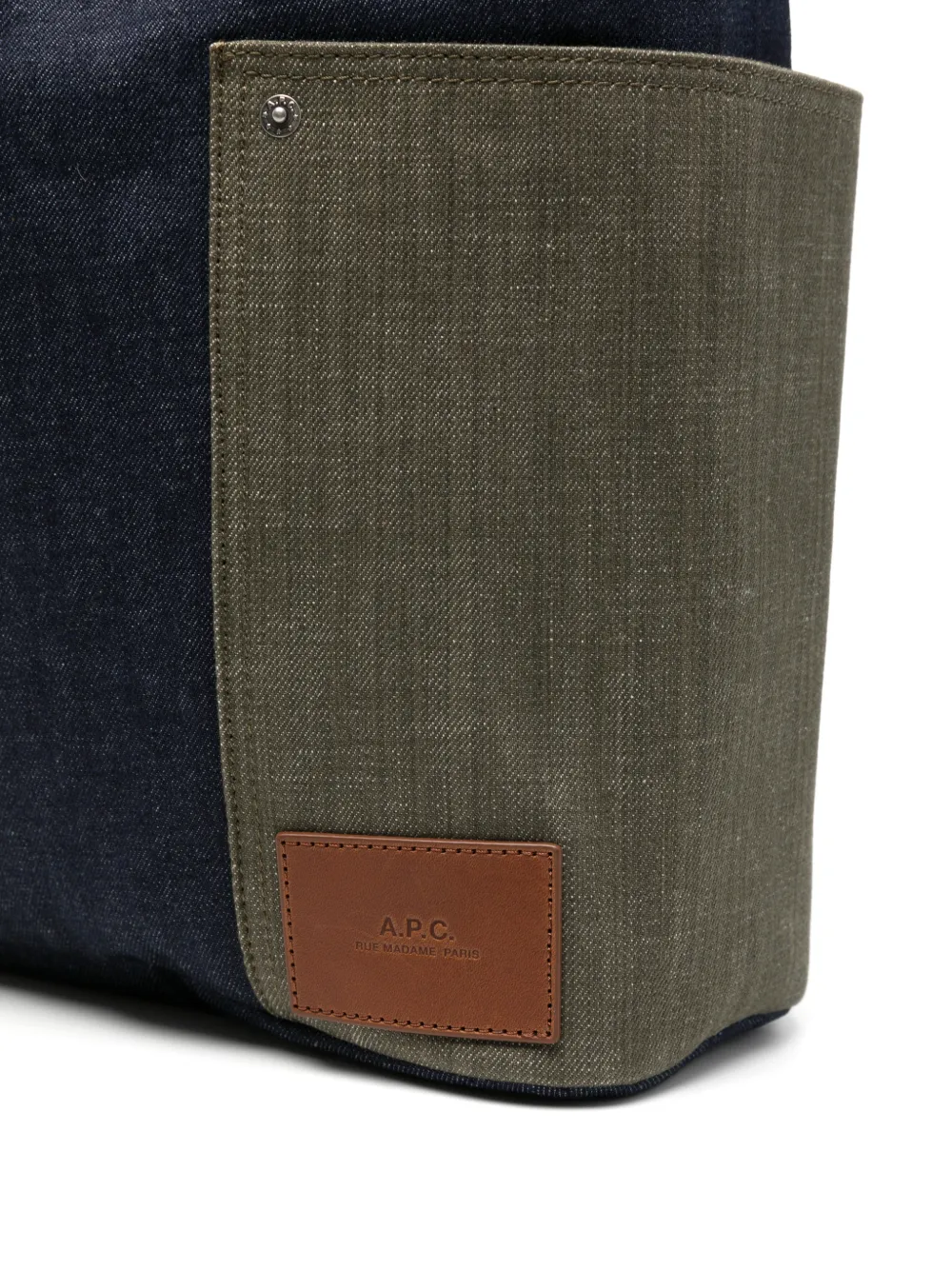 A.P.C. Denim shopper Blauw