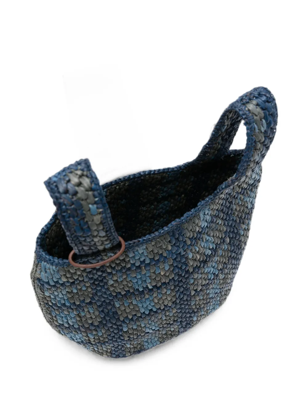A.P.C. Pecan raffia shopper Blauw
