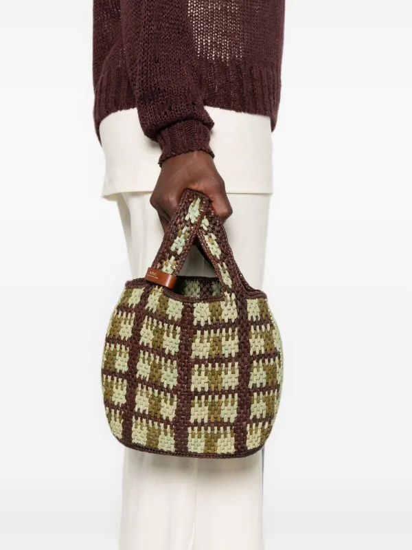 A.P.C. Pecan Raffia Tote Bag | Brown | FARFETCH